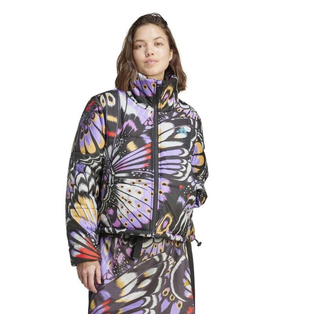 Adidas Womens/Ladies Farm Butterfly Puffer Jacket / Black